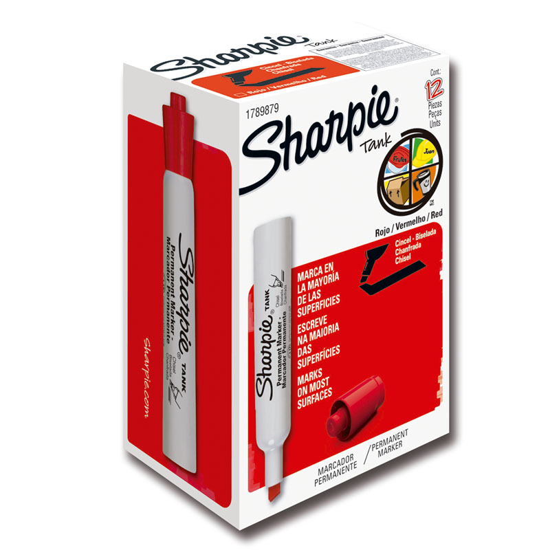 1789879 LA PM SHARPIE TANK RED OS 12