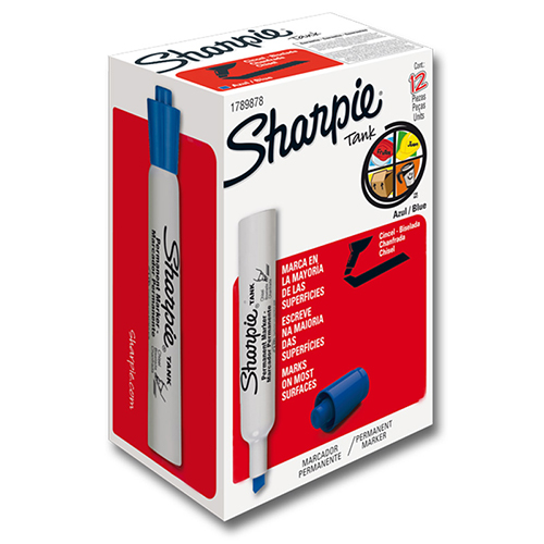 MARCADOR SHARPIE TANK AZUL