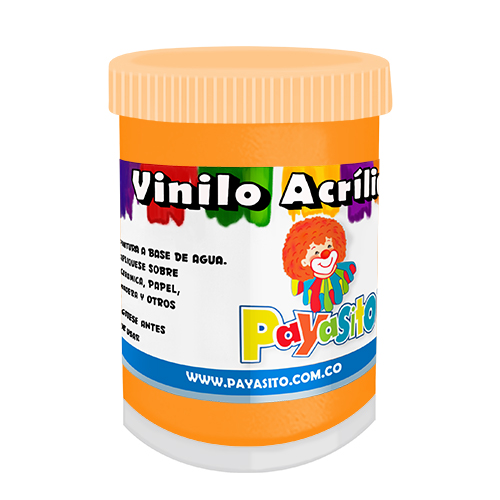 VINILO PAYASITO 80 GR NARANJA