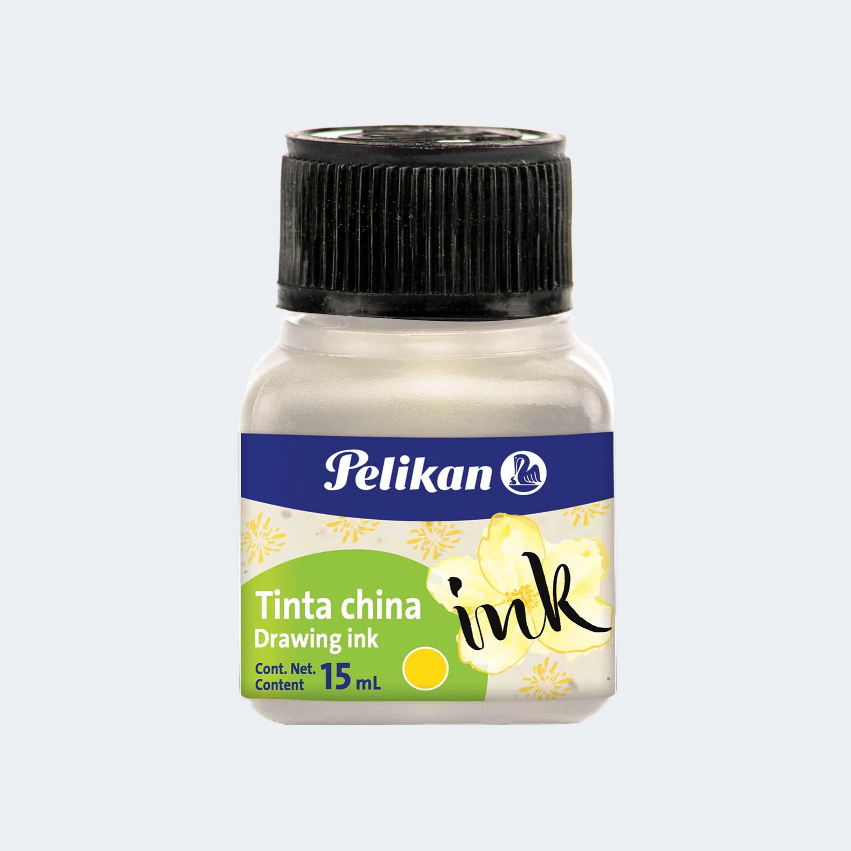 T128-TINTA PELIK CHINA COLOR AMARILLO